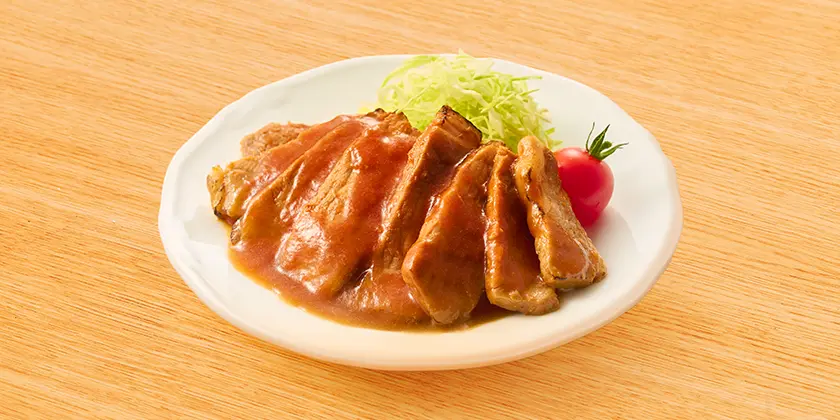 豚ロース肉のポークチャップ