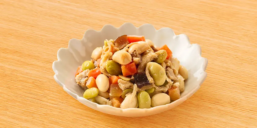 ちりめんとお豆の煮物