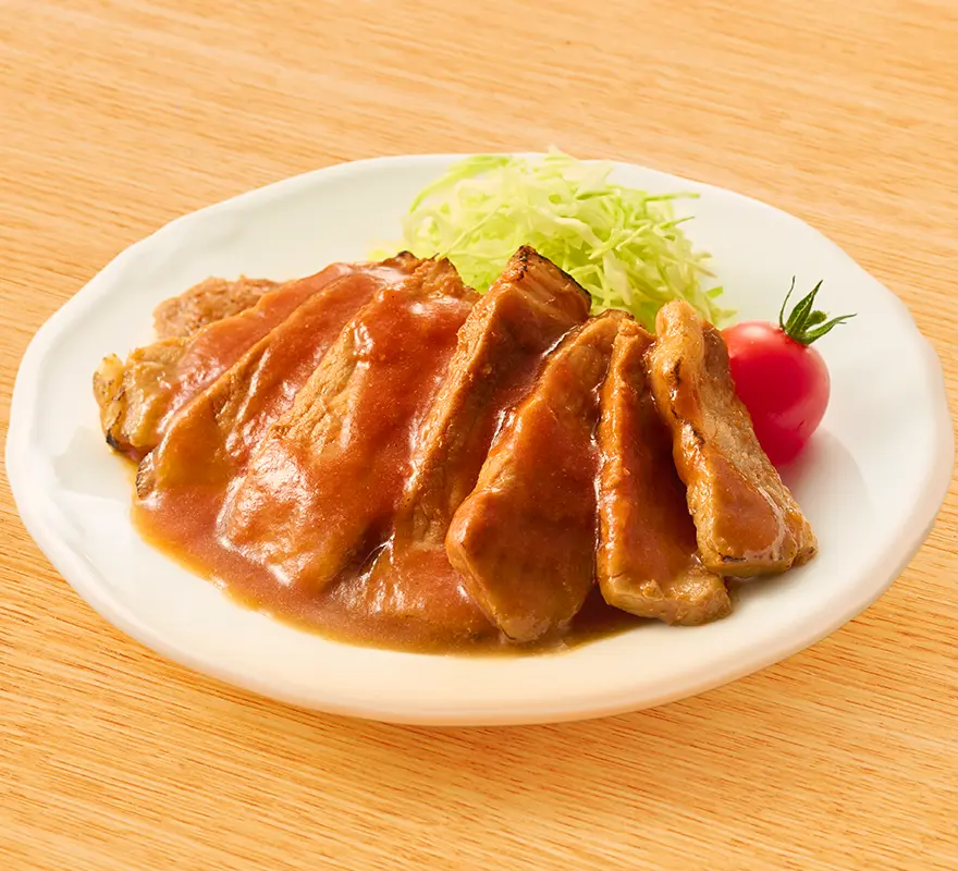 豚ロース肉のポークチャップ