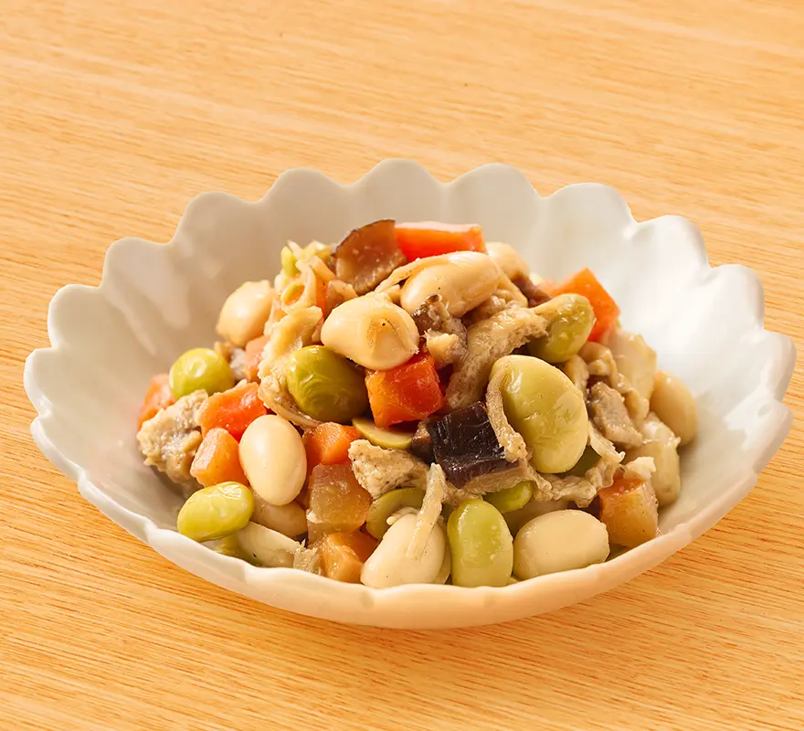 ちりめんとお豆の煮物