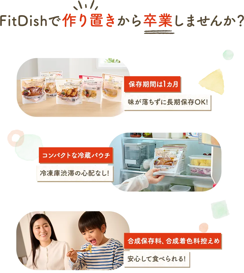 FitDishで作り置きから卒業しませんか？