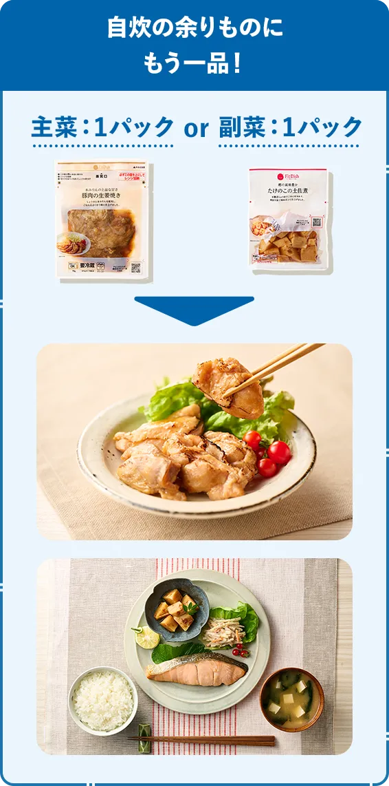 自炊の余りものにもう一品！ 