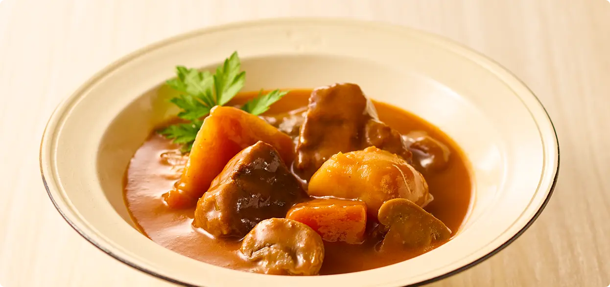 ゴロゴロ野菜のビーフシチュー