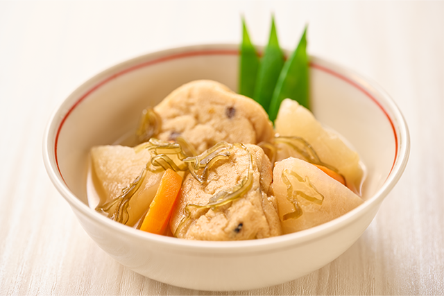 野菜とがんもどきの煮物